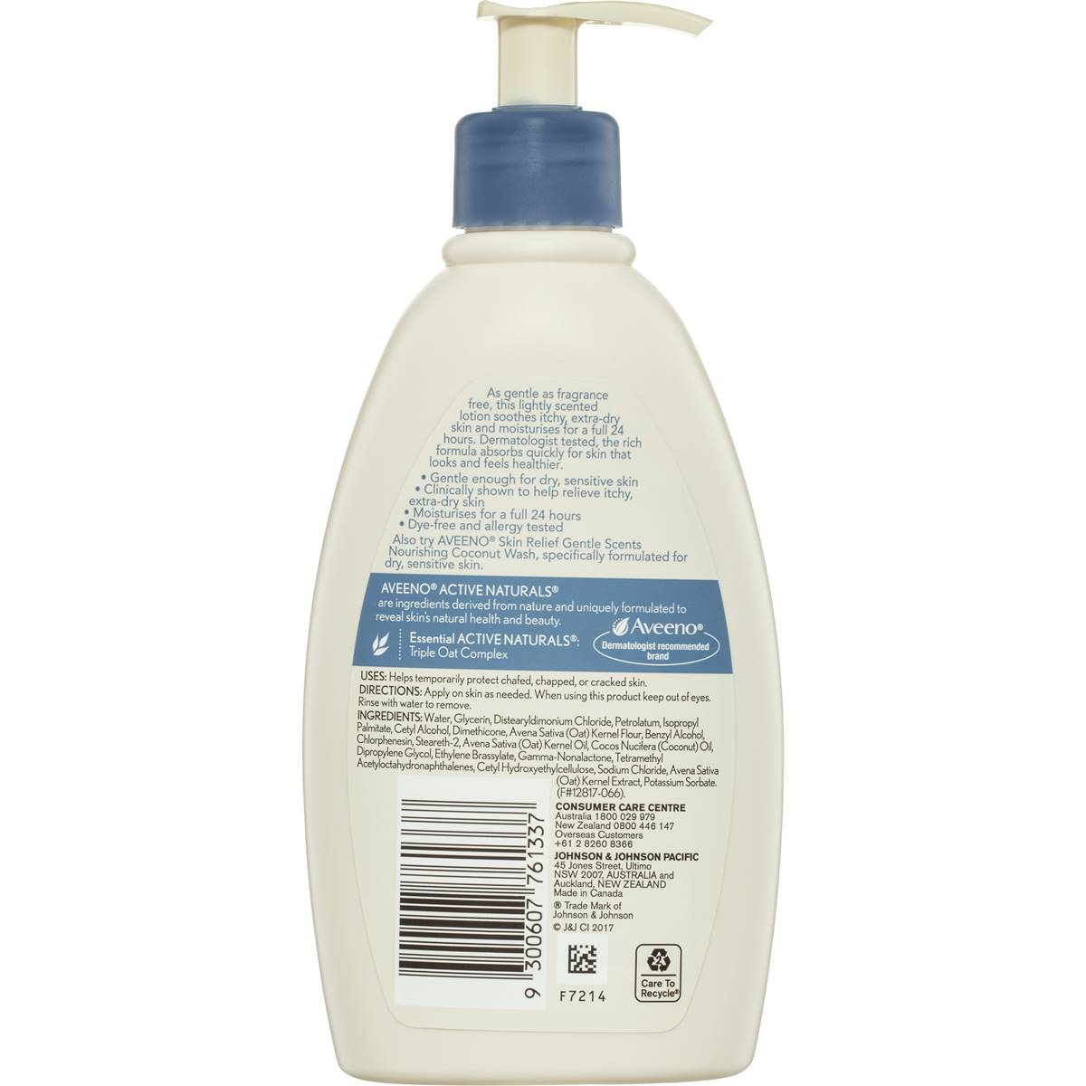 Aveeno Skin Relief Coconut Body Lotion 354ml Woolworths
