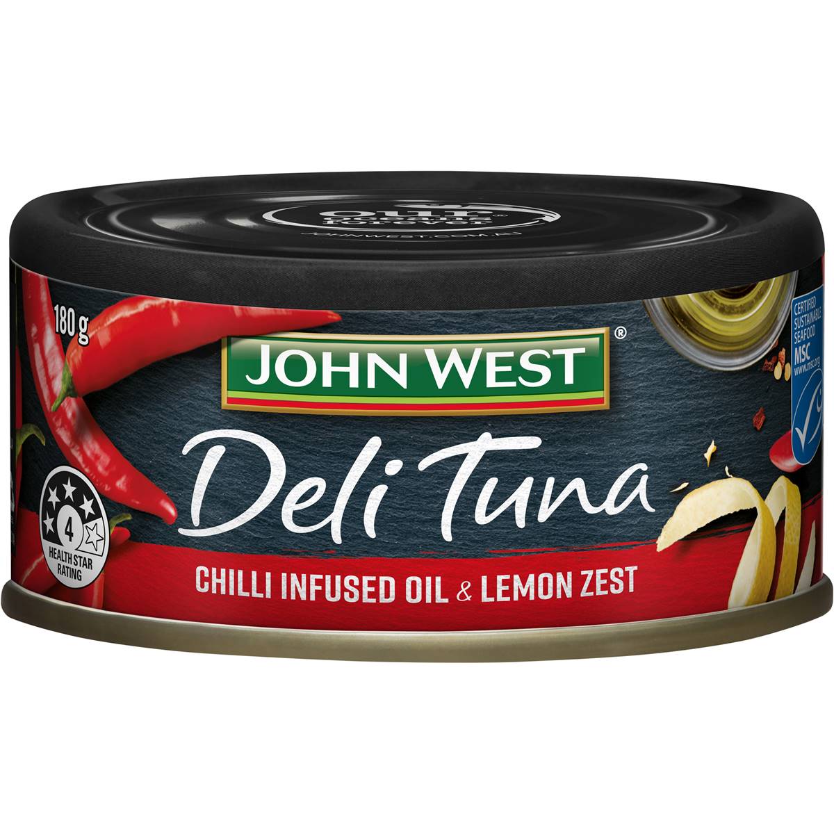 John West Deli Tuna Chilli Lemon 180g Woolworths