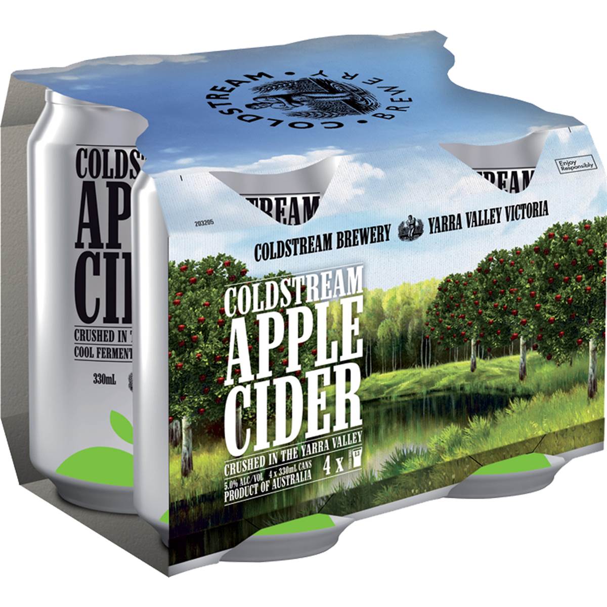 Coldstream Apple Cider Cans 4x330ml Pack Woolworths