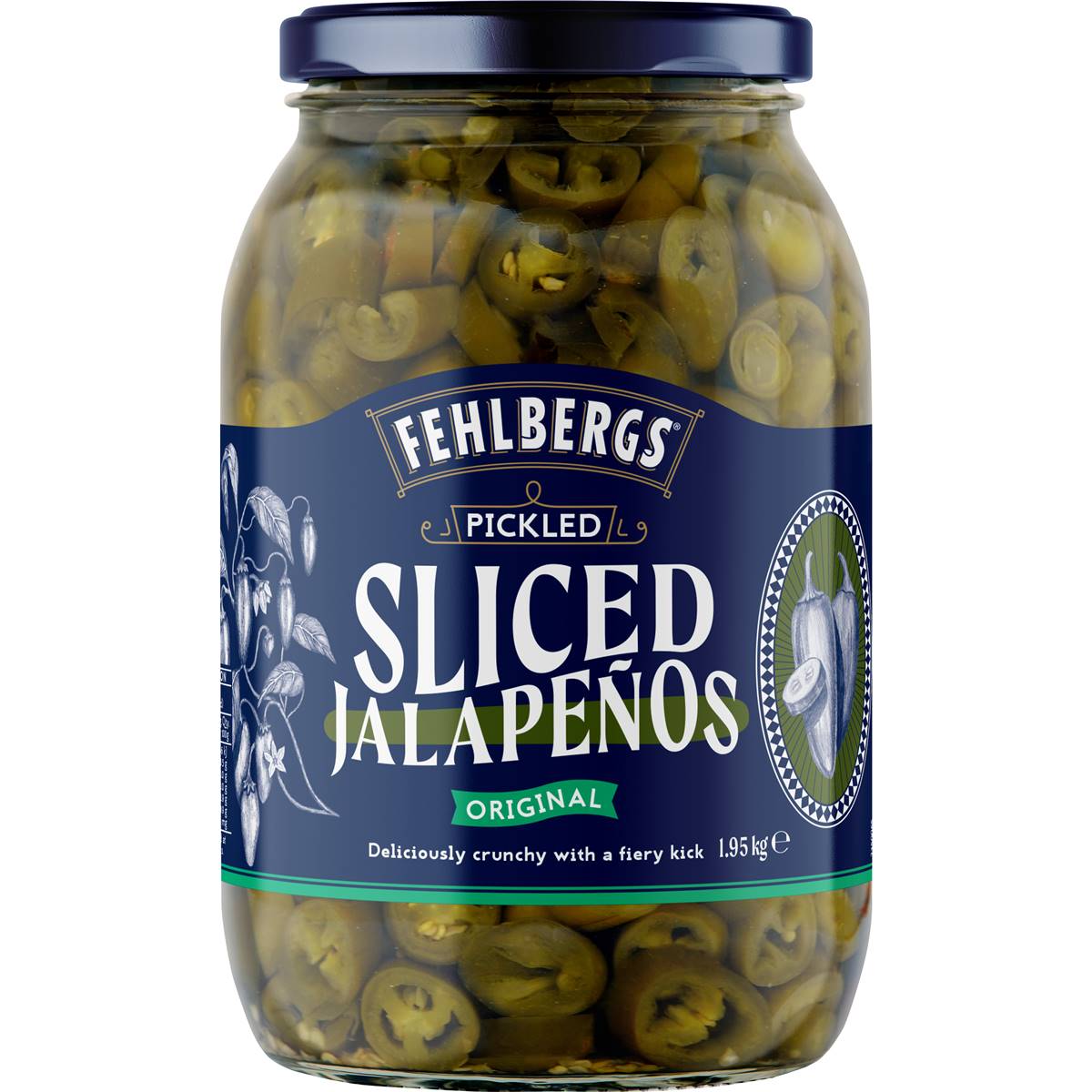 Fehlbergs Sliced Jalapenos 1.95kg Woolworths