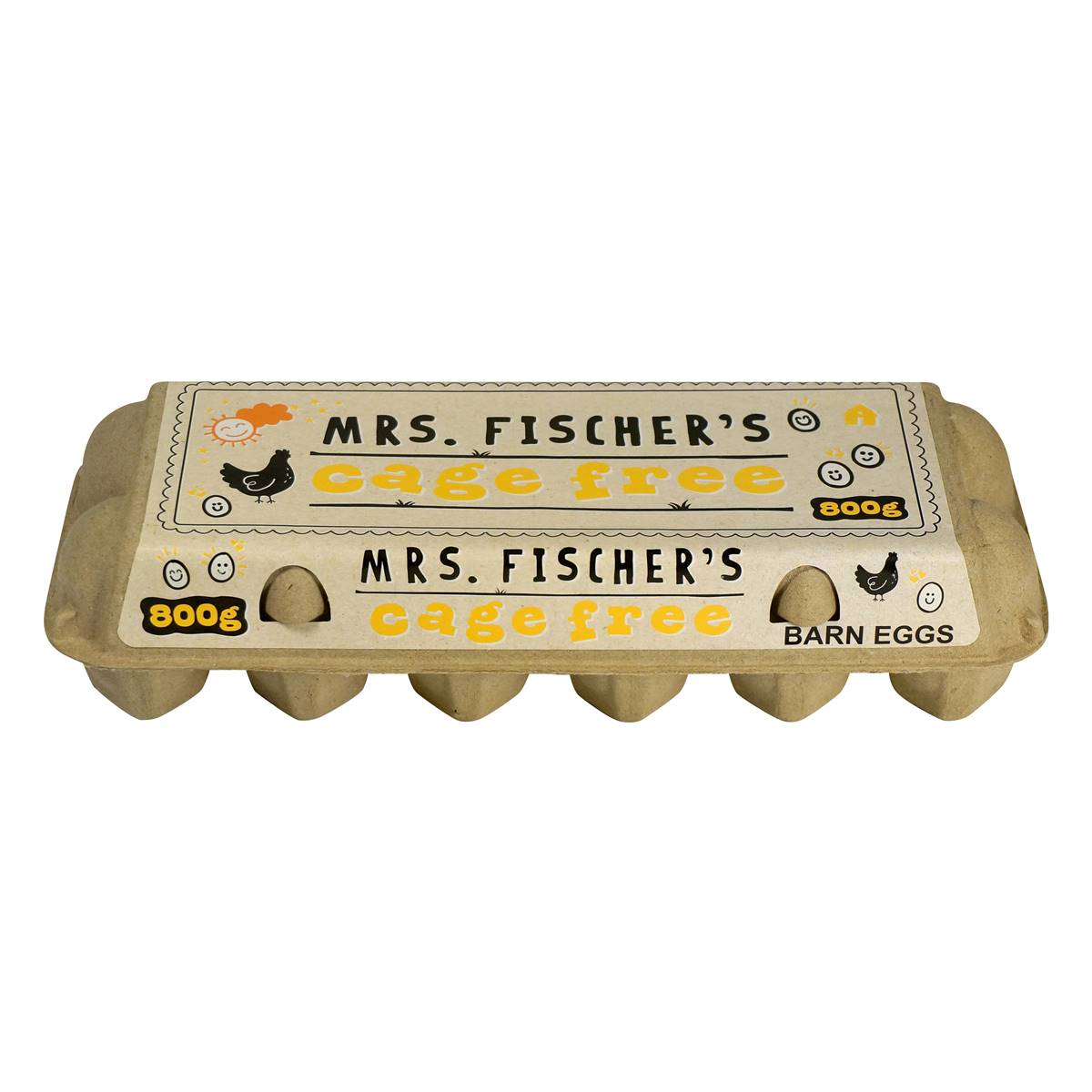 Mrs Fischer's 12 Cage Free Eggs
