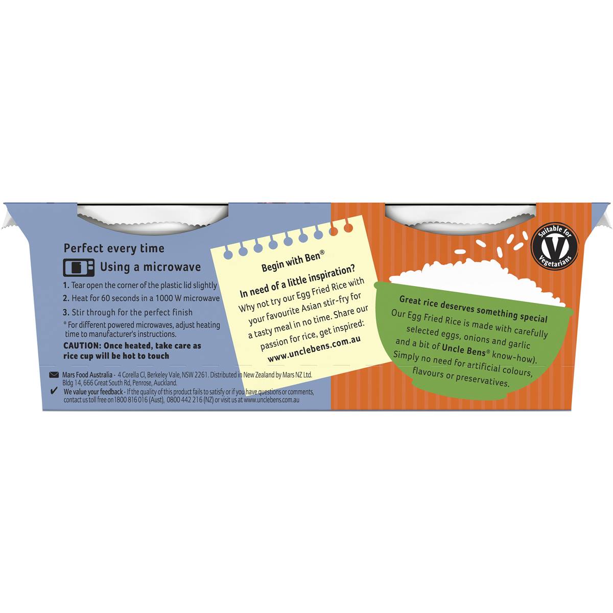 Uncle Ben's 125g X2 Pack | Woolworths