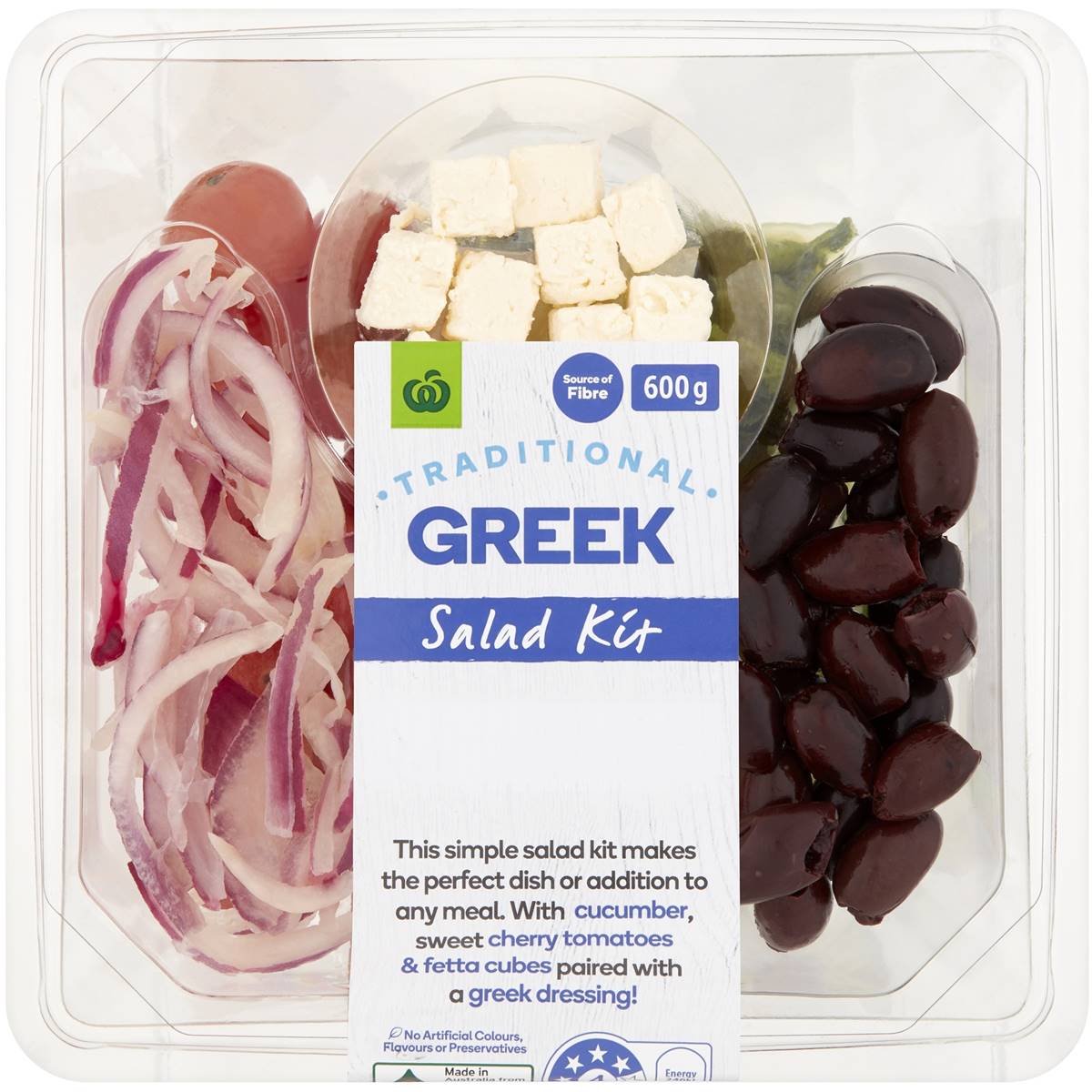 Woolworths Greek Salad Kit 600g Woolworths