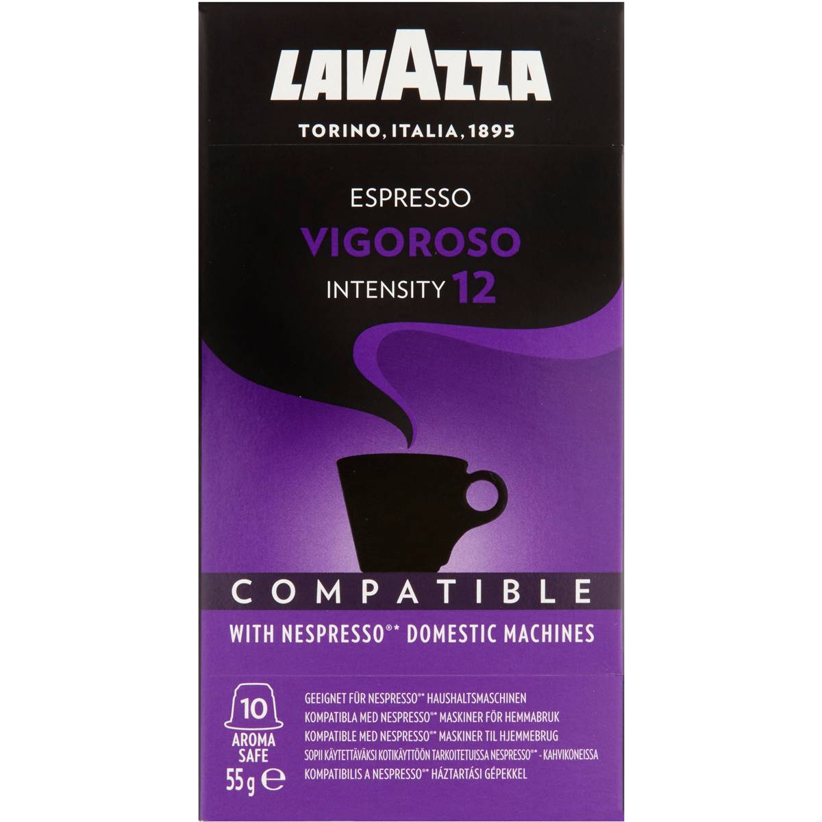 Segafredo Vigoroso Coffee Nespresso Compatible Capsules