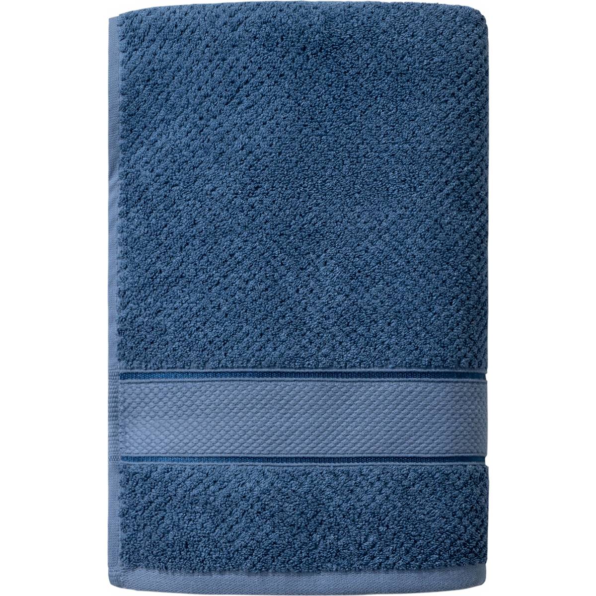 Inspire Premium Bath Towel Blue Each Woolworths