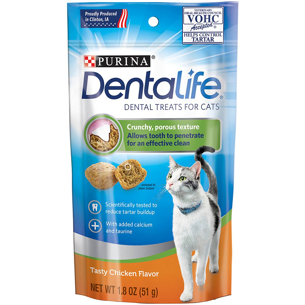 Dentalife Adult Chicken Cat Dental Treats 51g Woolworths