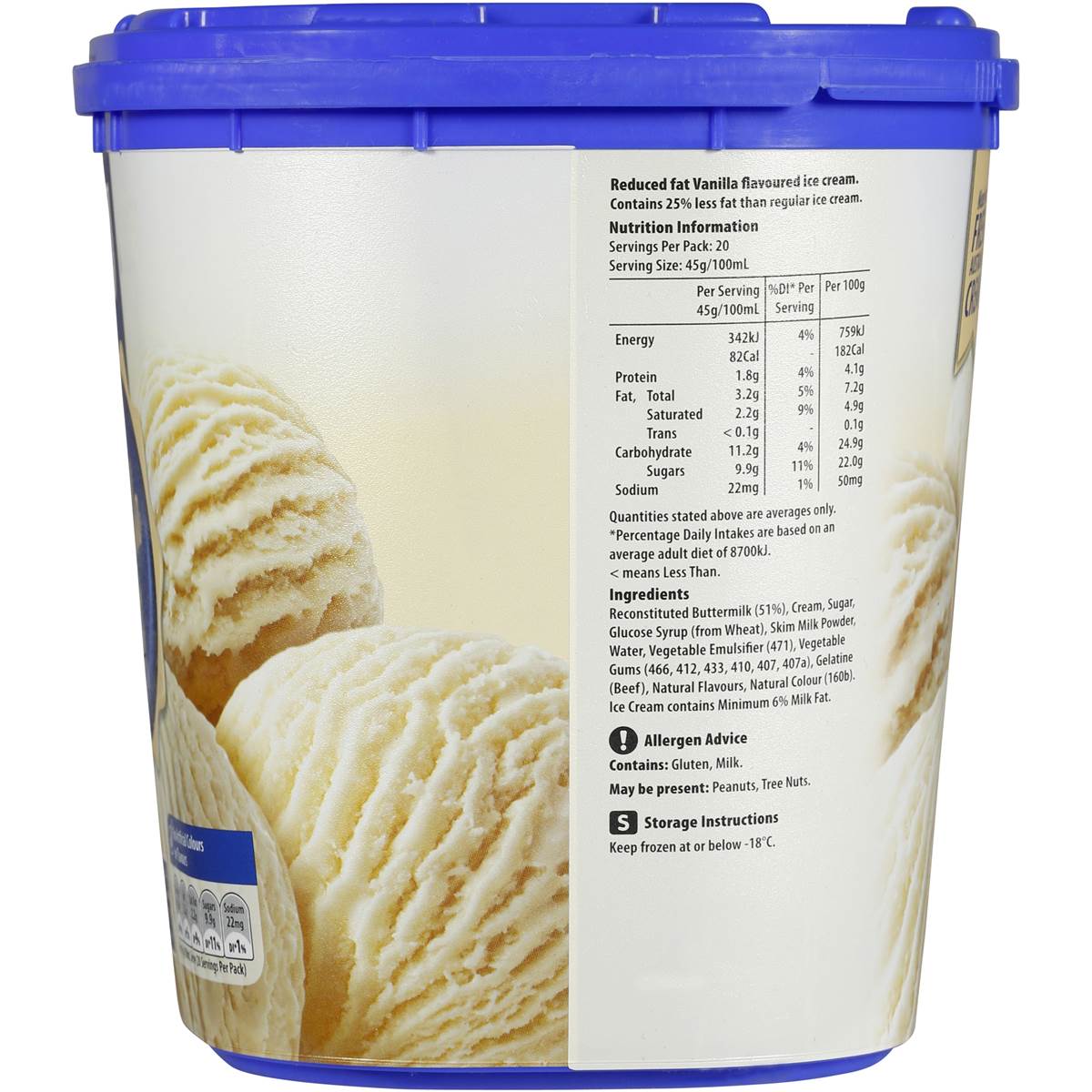 diet ice cream woolworths