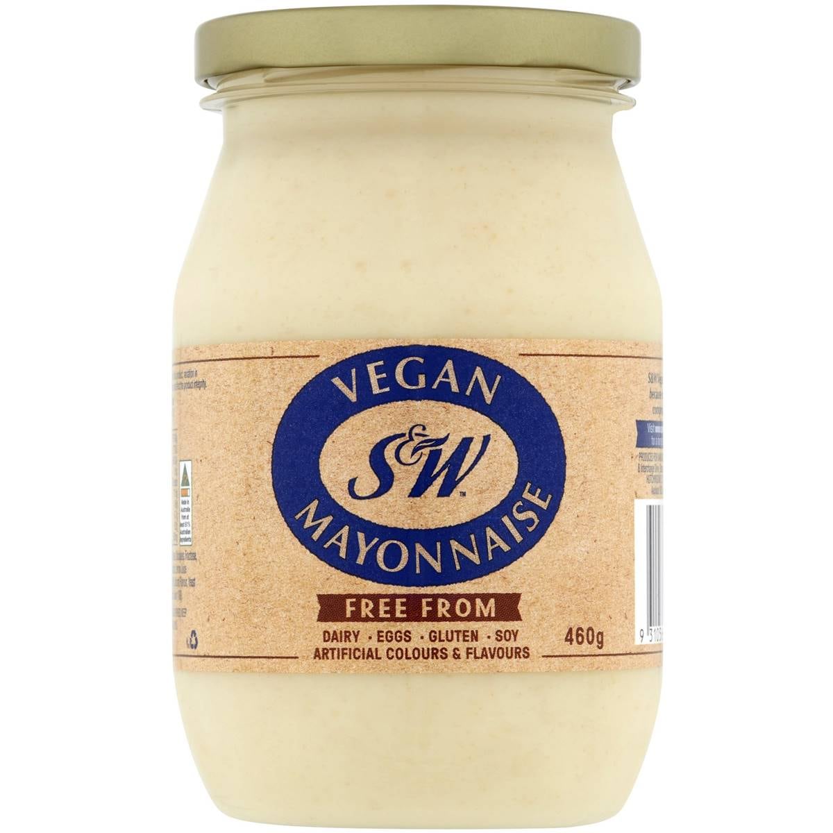S&w Vegan Mayonnaise 460g Woolworths