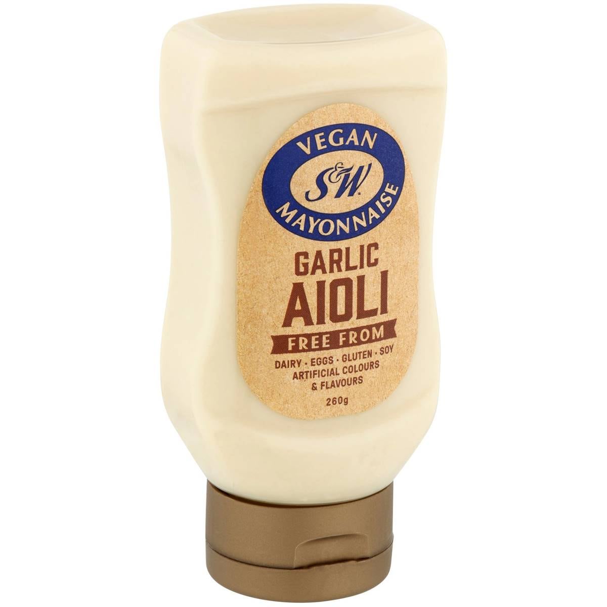 S&w Vegan Garlic Aioli 260g Woolworths