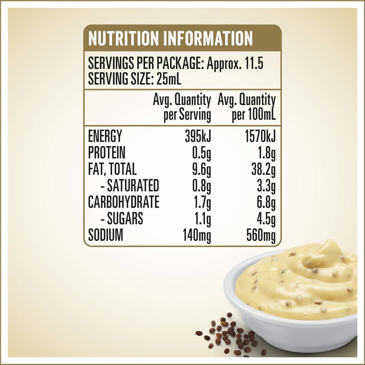 Heinz Seriously Good Dijon Mustard Mayonnaise Mayo Dressing 295ml