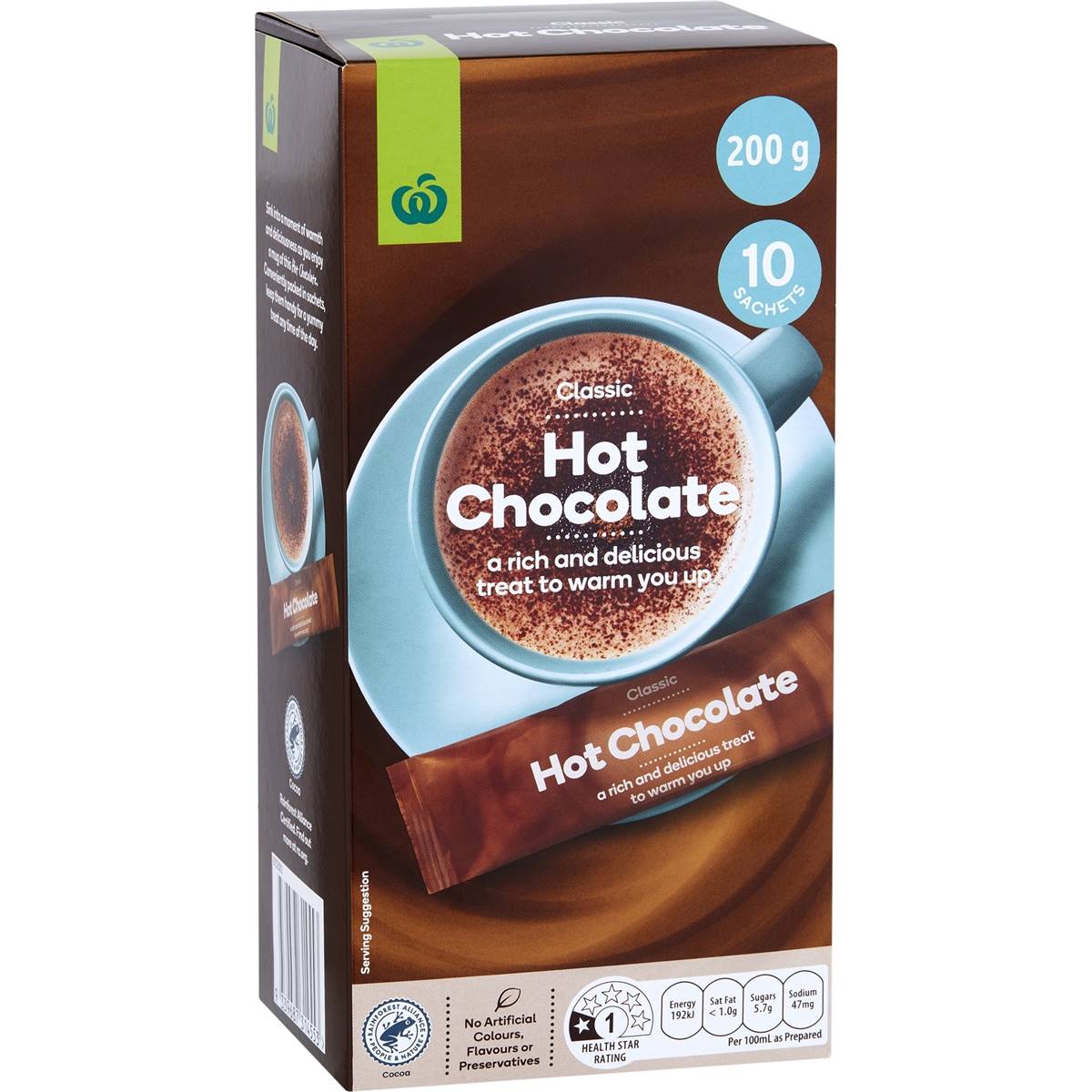 hot chocolate nespresso pods woolworths