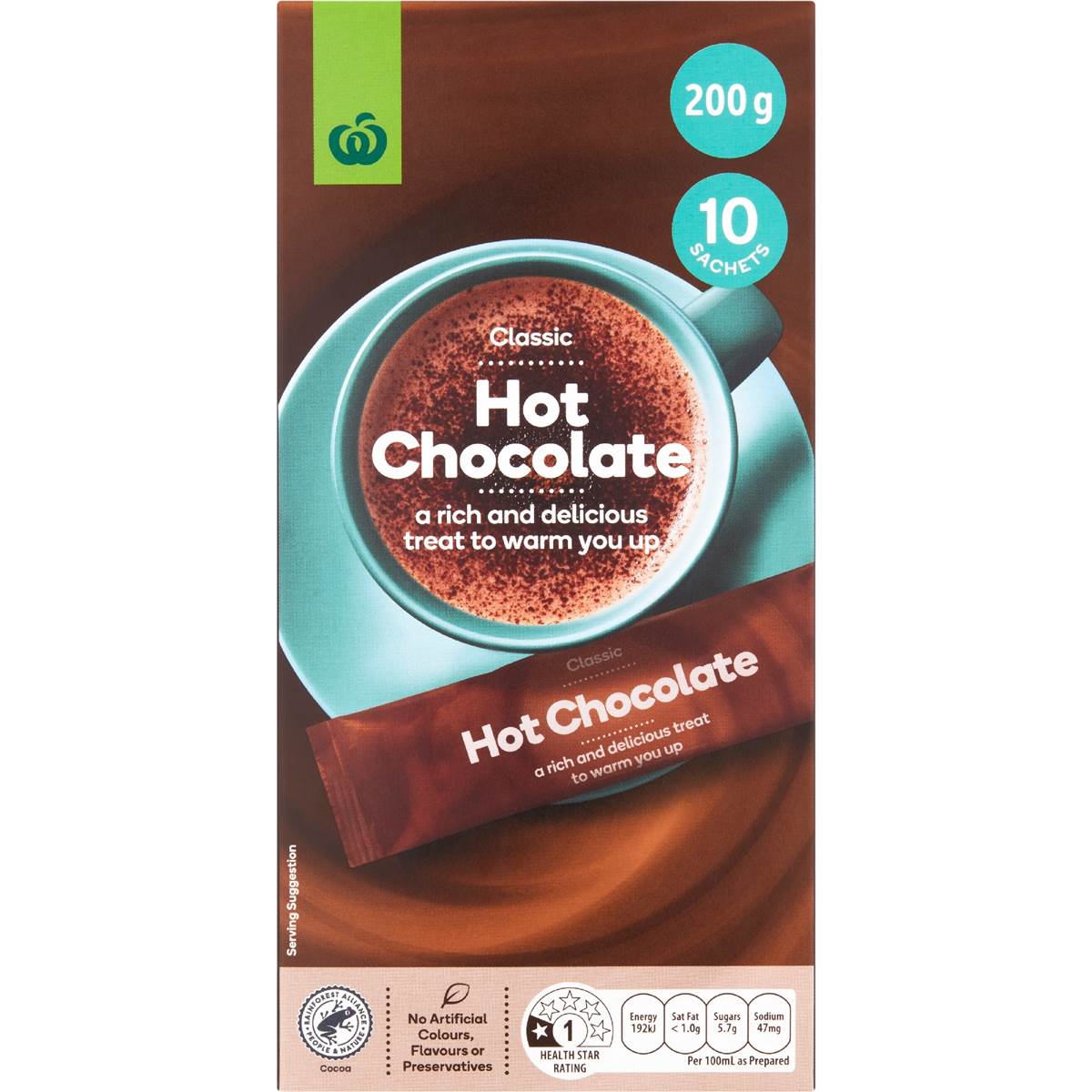 Woolworths Hot Chocolate 10 Pack Woolworths