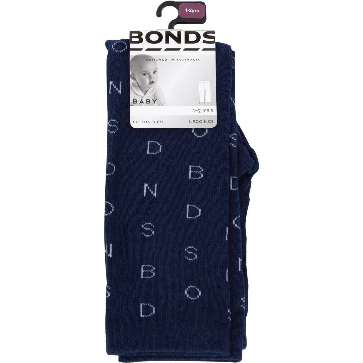 Bonds Baby Fashion Legging Boy Size 0-6m 6-12m & 1-2y