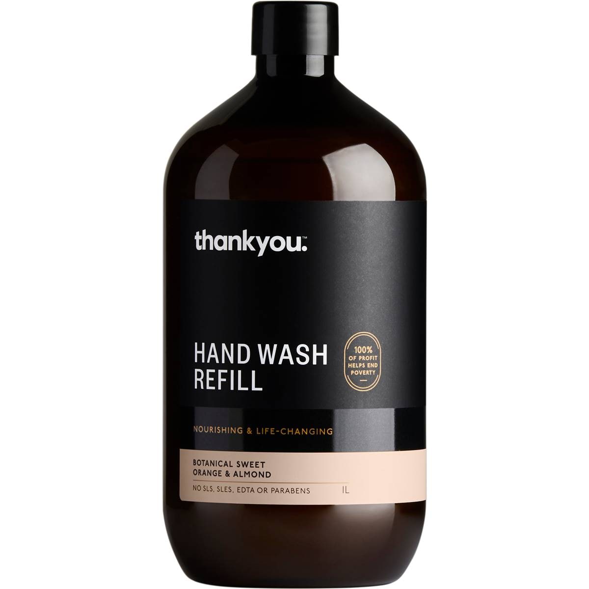 Thankyou. Orange & Almond Hand Wash Refill 1l Woolworths