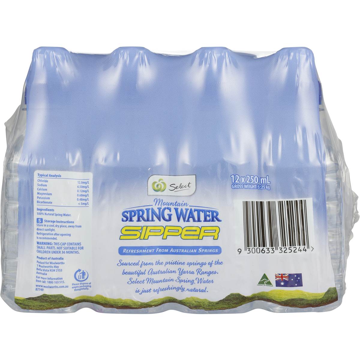 Woolworths Select Mountain Spring Water 12x250ml | Woolworths