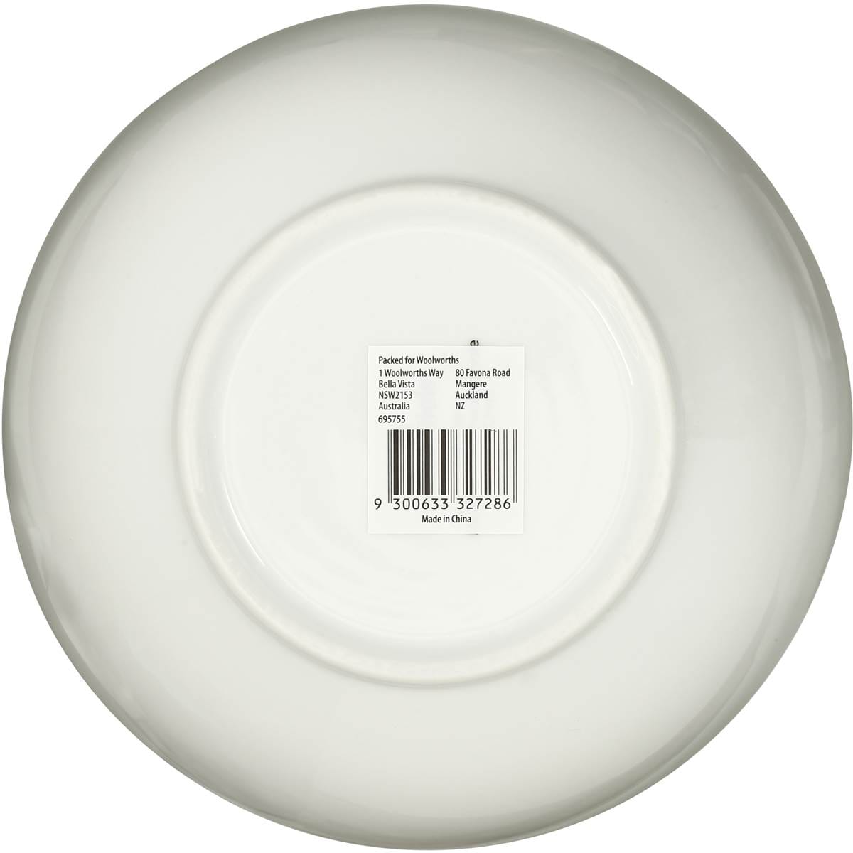 Essentials Dinnerware Large Bowl Porcelain White Each Woolworths