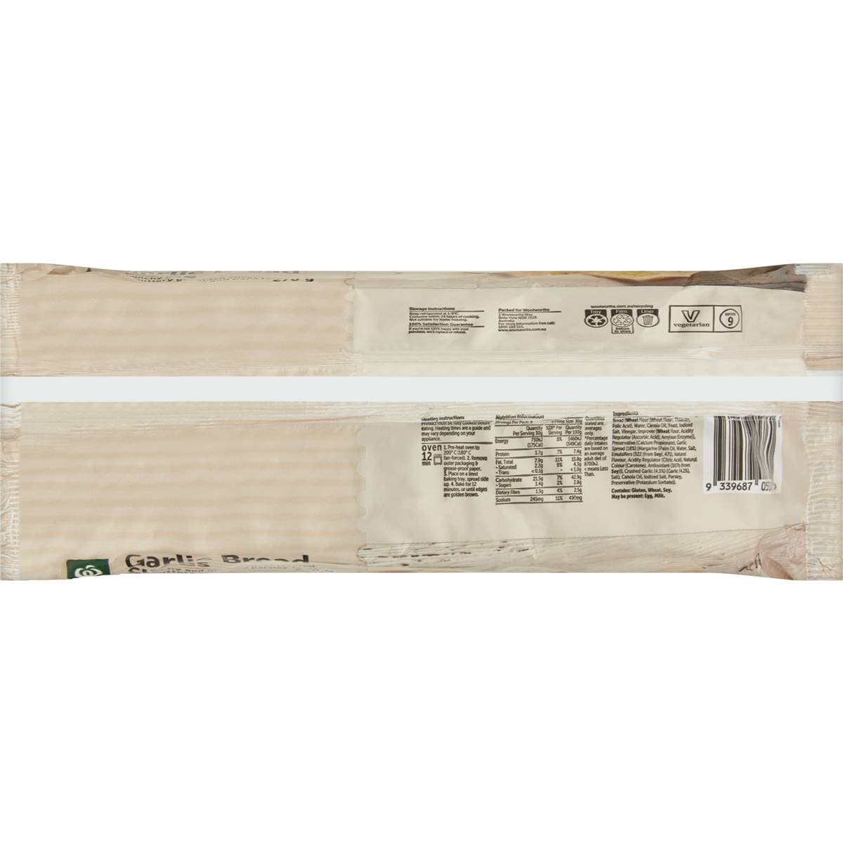 Woolworths Garlic Bread Slices 270g Woolworths