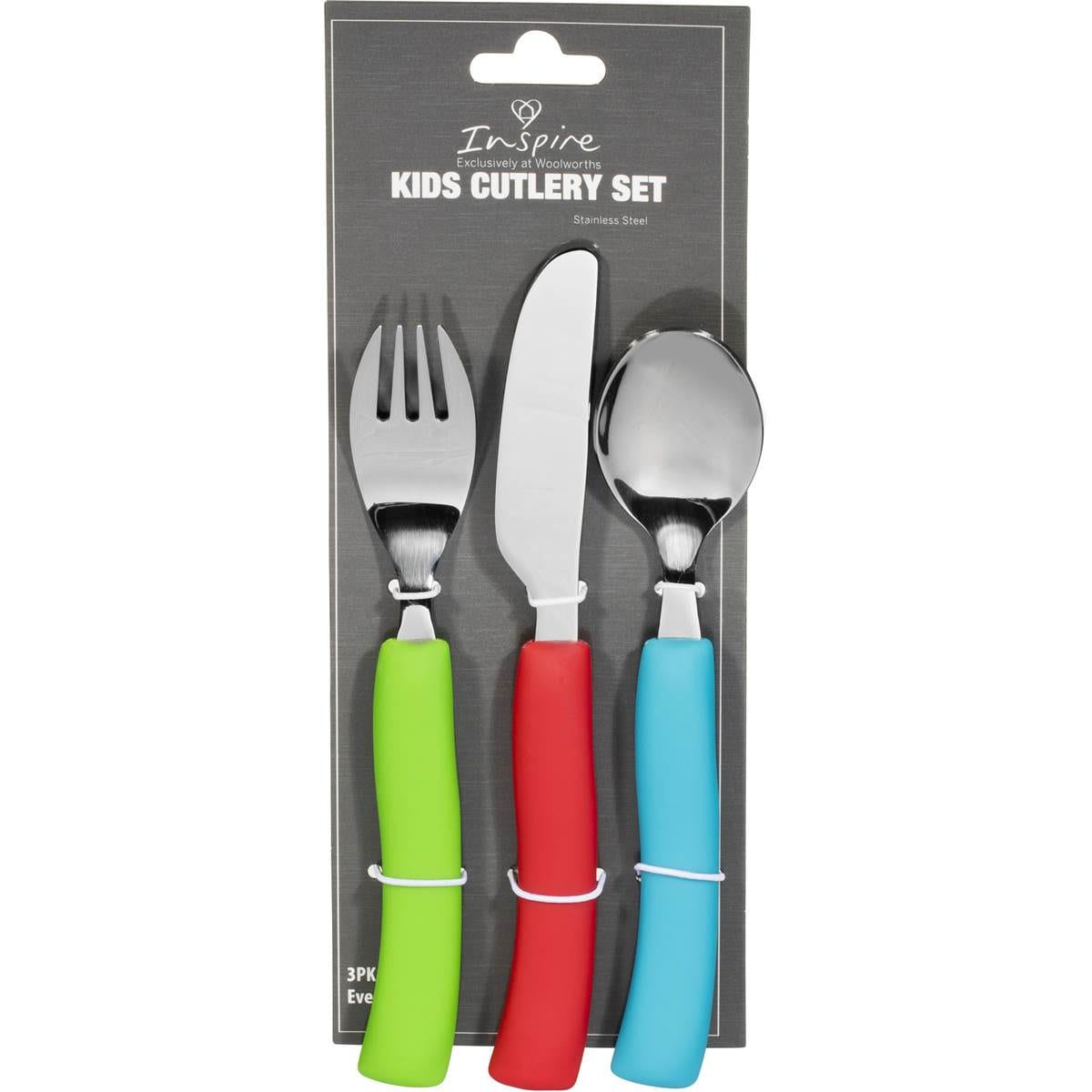 Inspire Kids Cutlery Set Each Woolworths