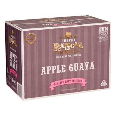 Cheeky Rascal Apple & Guava Cider Bottles