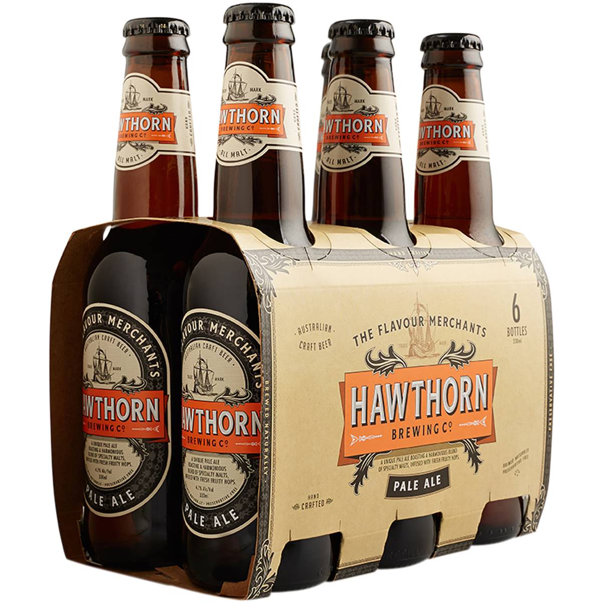 Hawthorn Brewing Co. Pale Ale Bottles 330ml X 6 Pack Woolworths