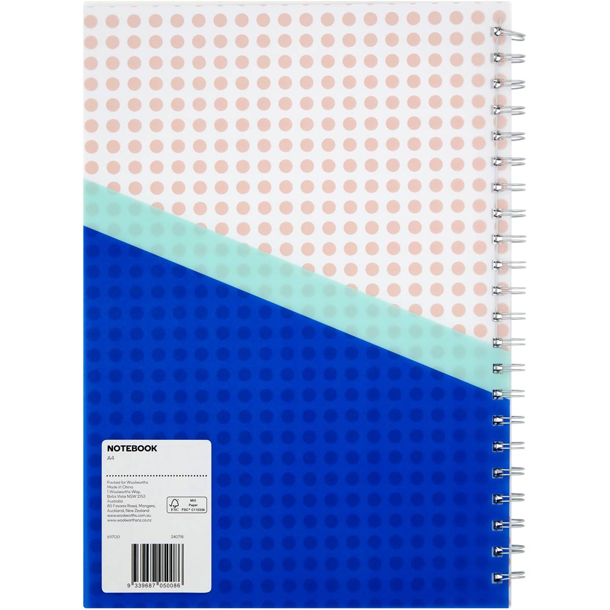 Woolworths A4 Spiral Notebook Each Woolworths