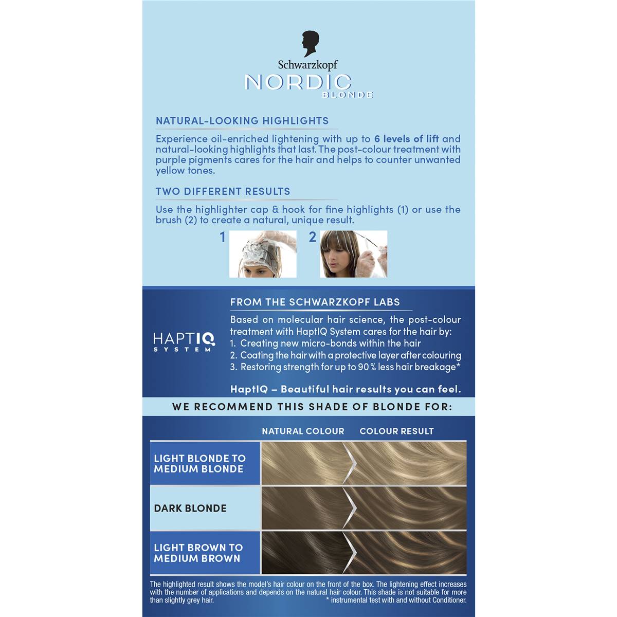 Schwarzkopf Nordic Blonde M1 Streaking Kit Each Woolworths