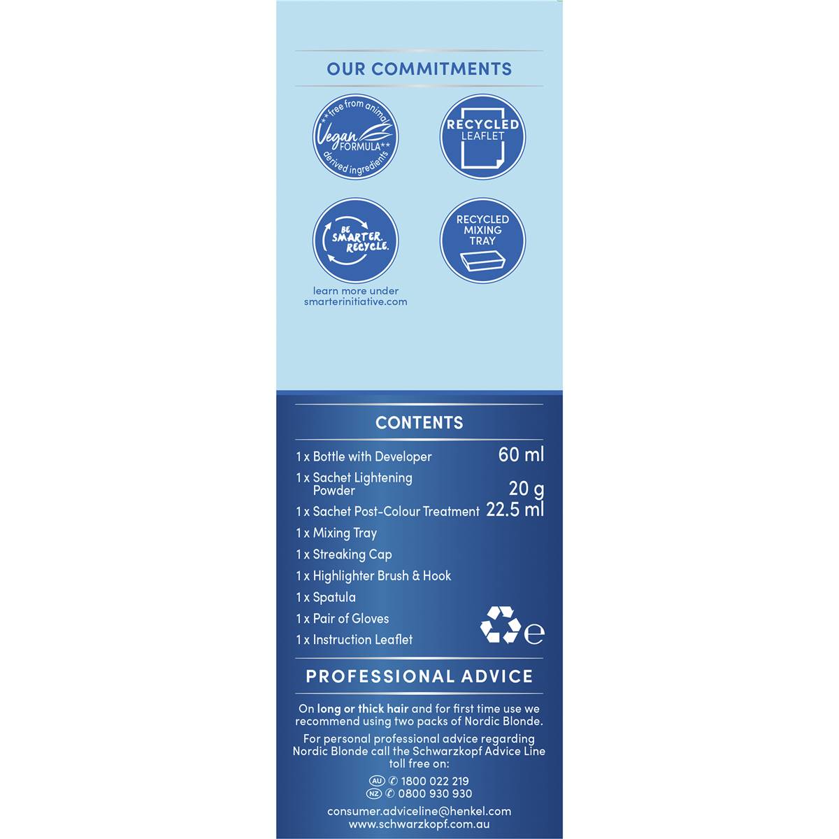 Schwarzkopf Nordic Blonde M1 Streaking Kit Each Woolworths