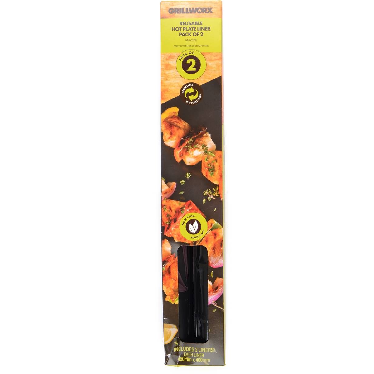 Grillworx Hot Plate Liner 2 Pack Woolworths