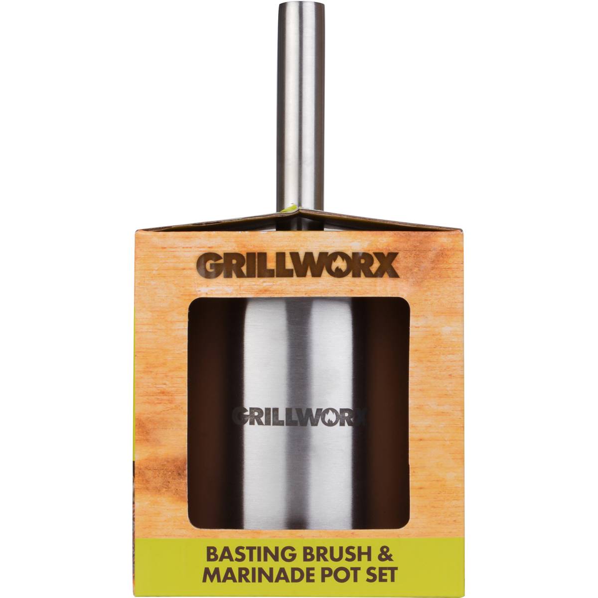 Grillworx Marinade Basting Brush & Pot Set Each Woolworths