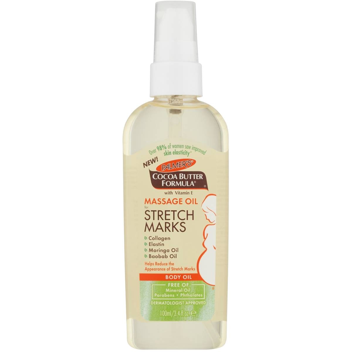 Palmers Massage Oil Stretch Marks 100ml Woolworths 1660