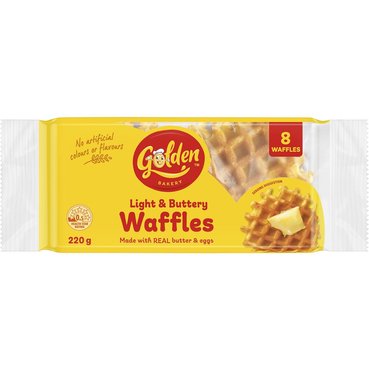 Golden Waffles Light Buttery Pack Woolworths