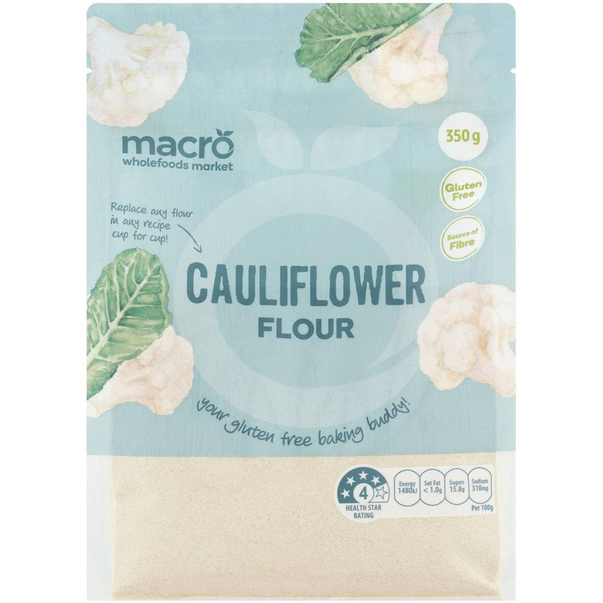 Macro Cauliflower Flour 350g Woolworths