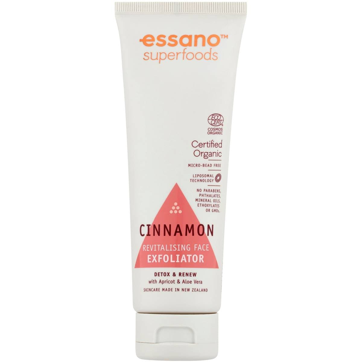 Essano Superfoods Cinnamon Revitalising Face Exfoliator 100ml Woolworths