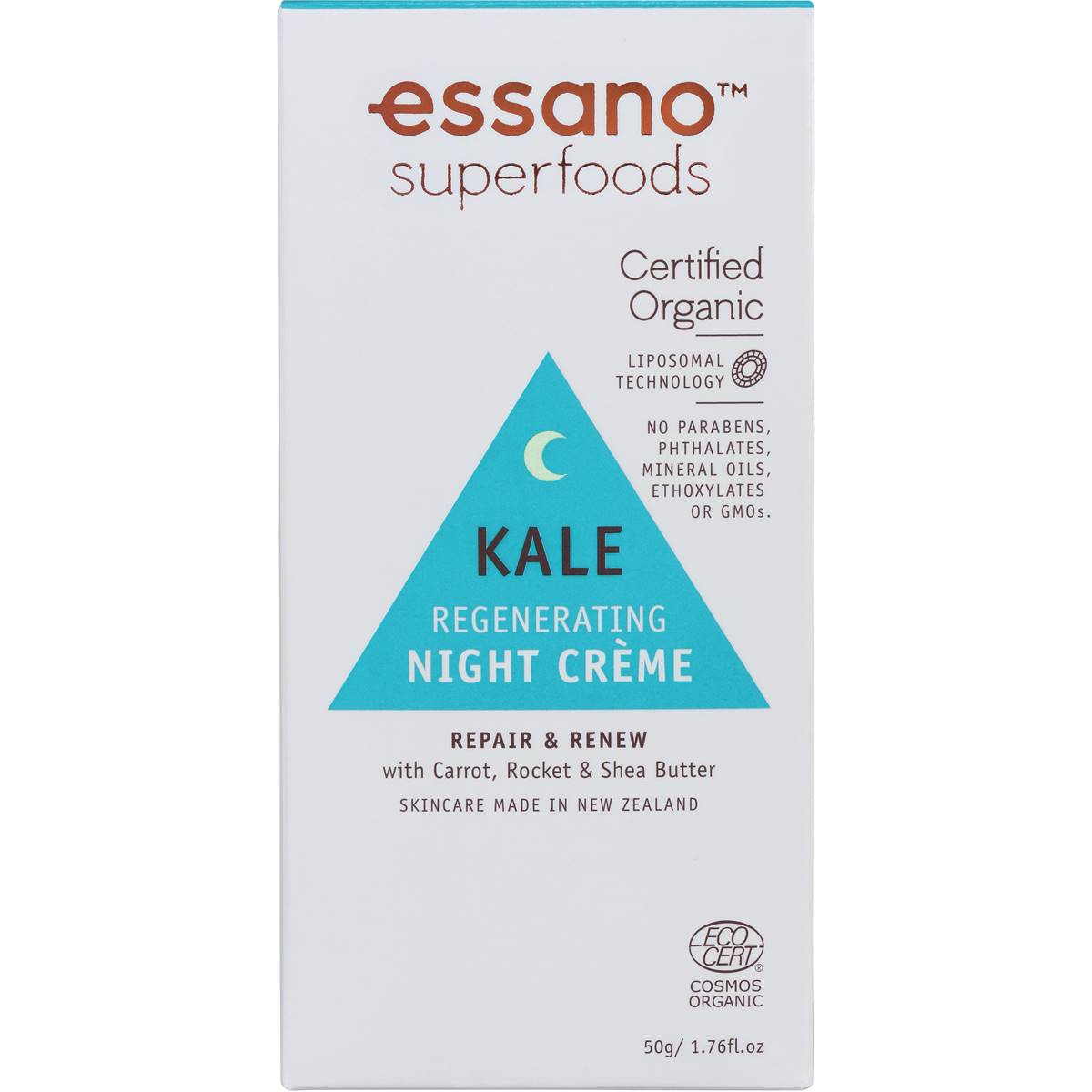 Essano Superfoods Kale Night Creme 50g Woolworths