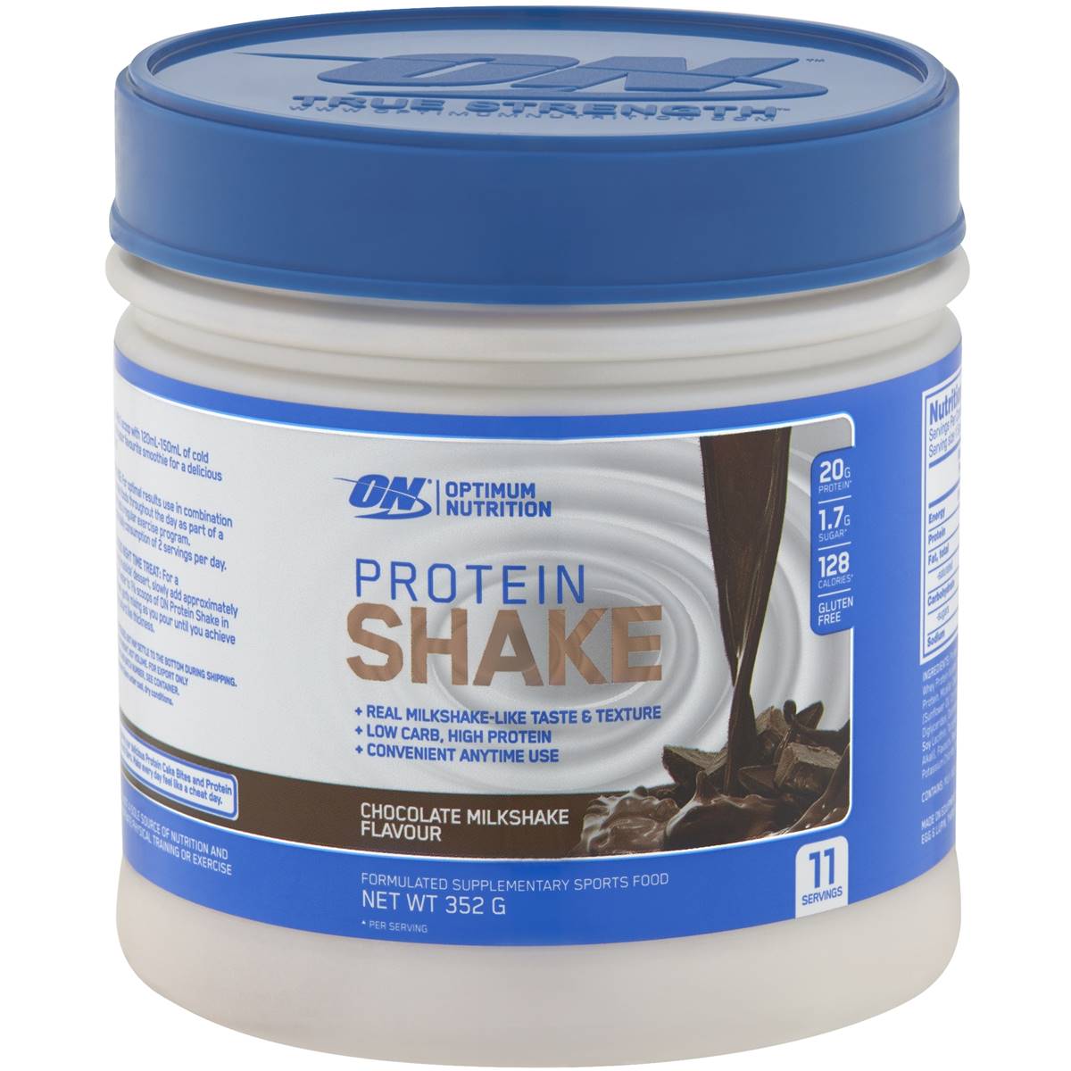 Optimum Nutrition Protein Shake Chocolate 352g | Woolworths