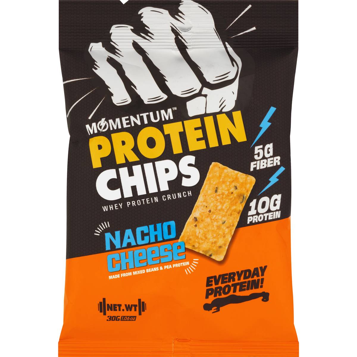 Momentum Protein Chips Nacho Cheese 30g Woolworths