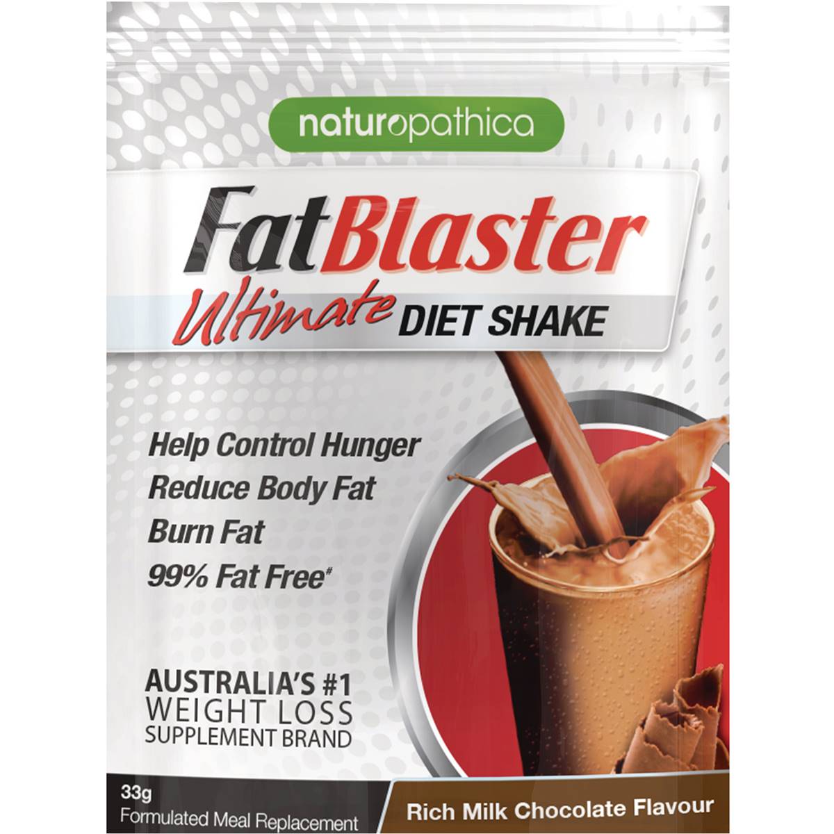 Fat Blaster Ultimate Chocolate Shake 33g Woolworths