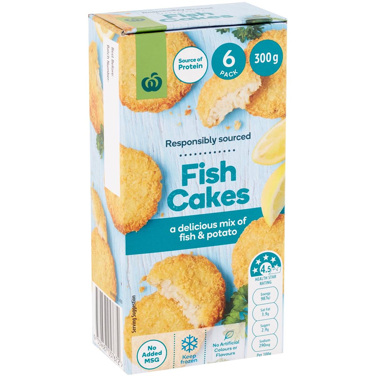 Woolworths Fish Cakes 6 Pack Woolworths