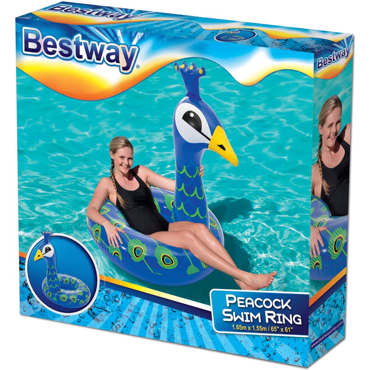 Bestway Inflatable Character Rings - Assorted Each | Woolworths