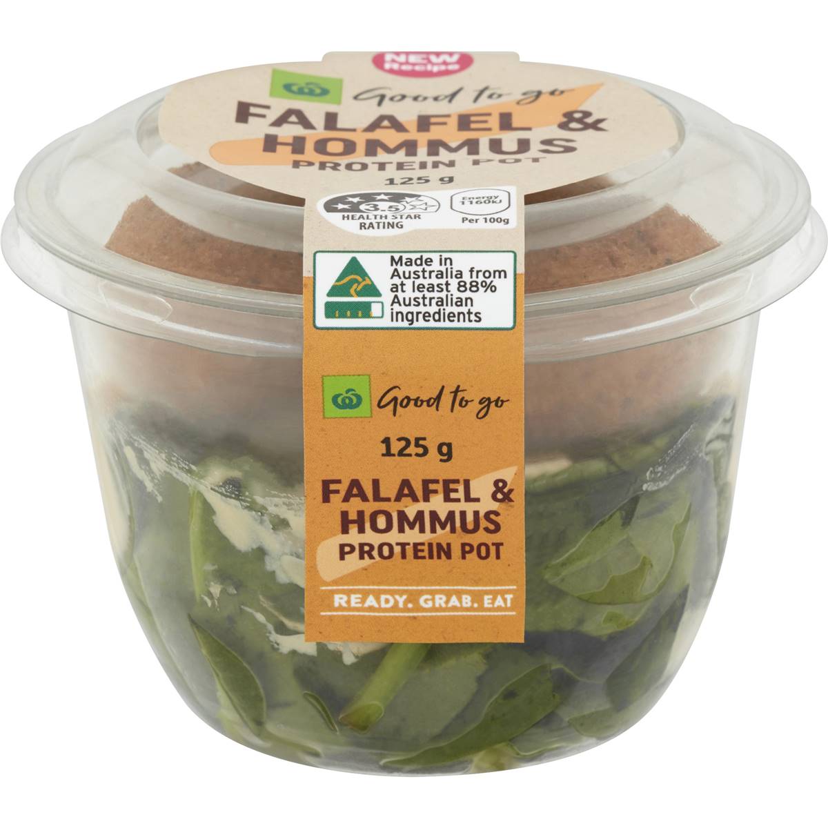 Woolworths Good To Go Falafel & Hummus Pot 125g Woolworths