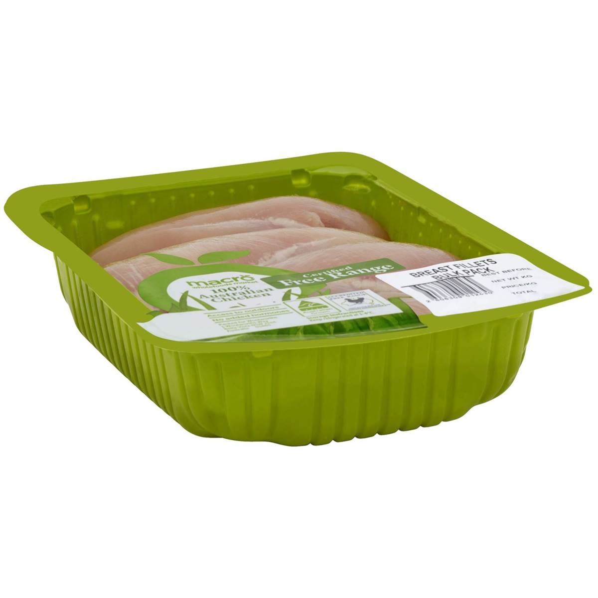 Macro Chicken Breast Fillets Free Range min. 800g Woolworths