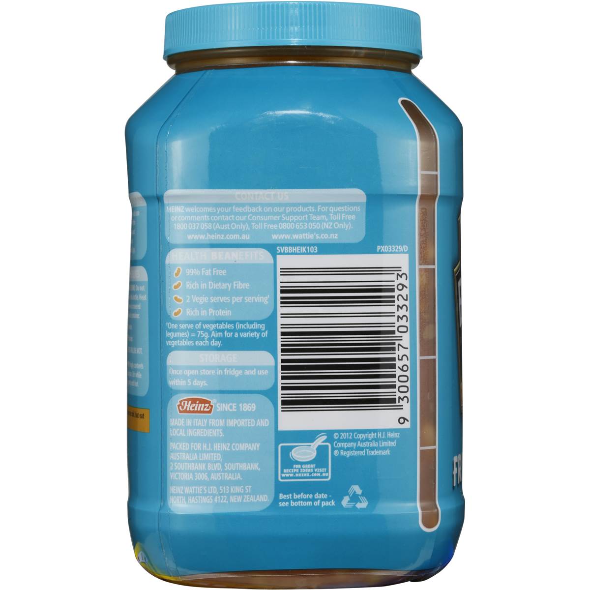 Heinz Baked Beans Tomato Sauce Fridge Pack 1kg Woolworths