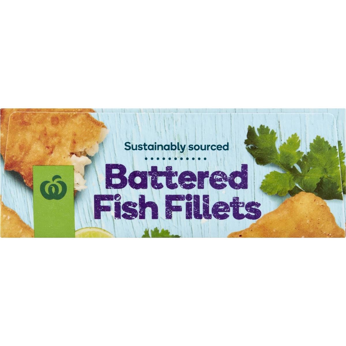 Woolworths Battered Fish Fillets 425g Woolworths