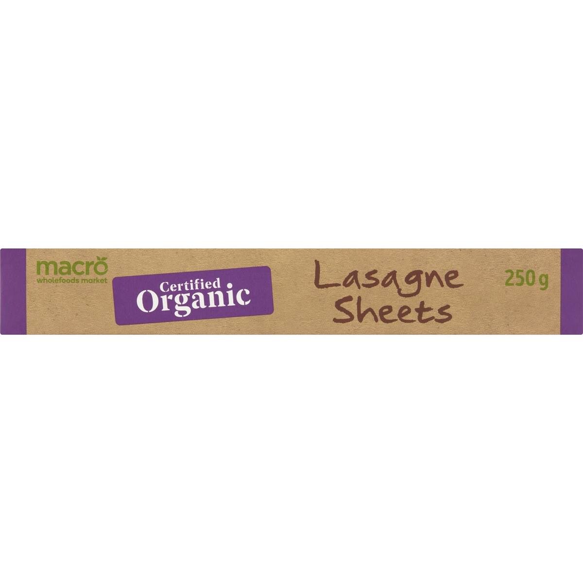 Macro Organic Lasagne Sheets 250g Woolworths