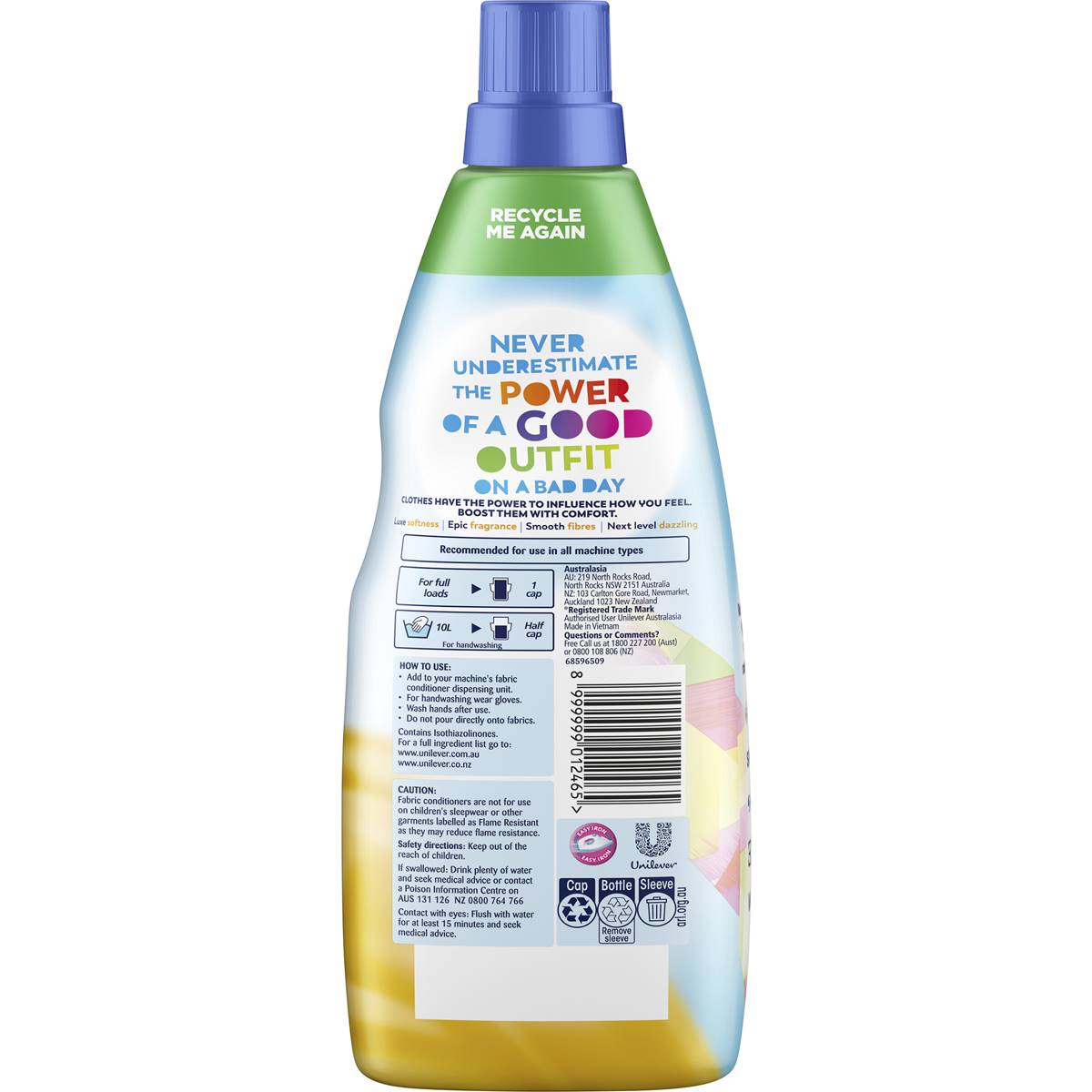 Comfort Fabric Conditioner Sunshiny Days 800ml Woolworths
