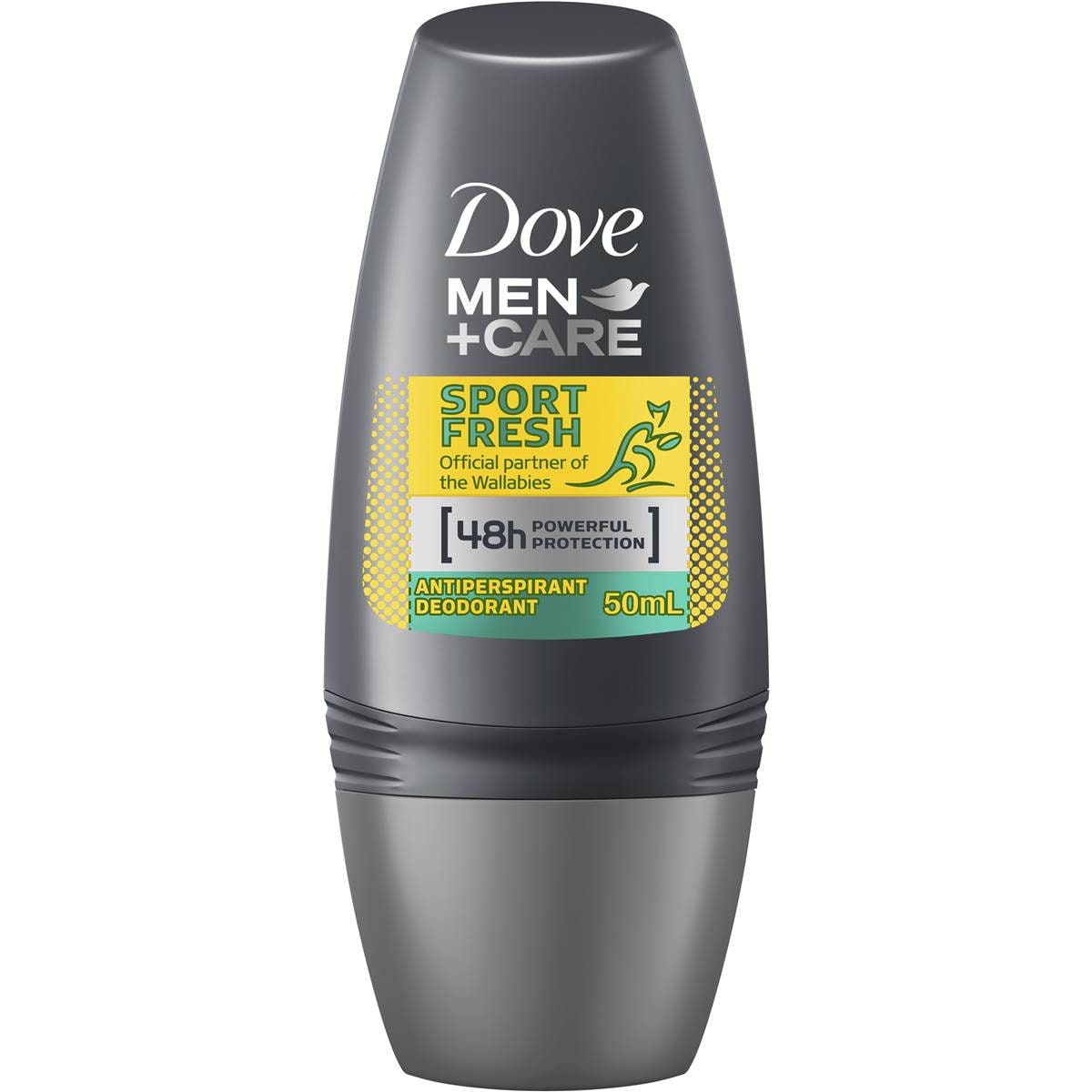 Dove Men Antiperspirant Roll On Deodorant Sports Fresh 50ml Woolworths