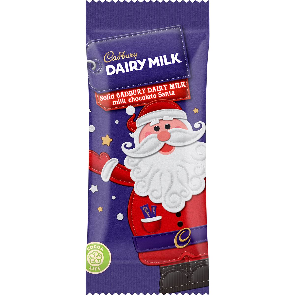 Cadbury Dairy Milk Chocolate Christmas Santa 12 Piece Pack 144g ...