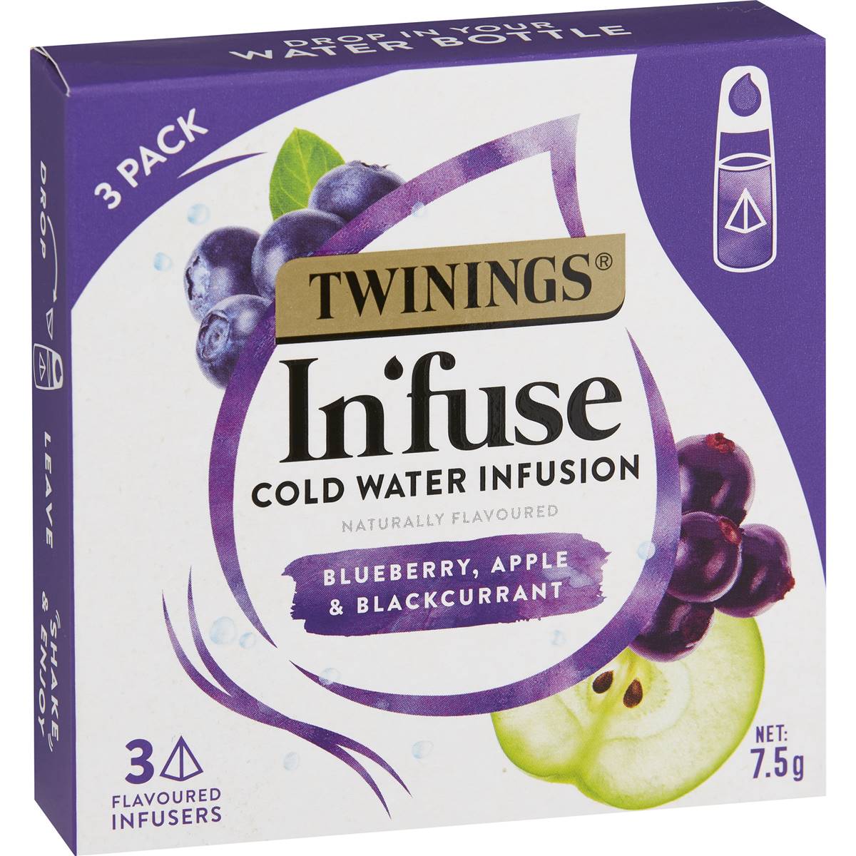 Twinings Infuse Blueberry Apple & Blackcurrant 3 Pack | Woolworths