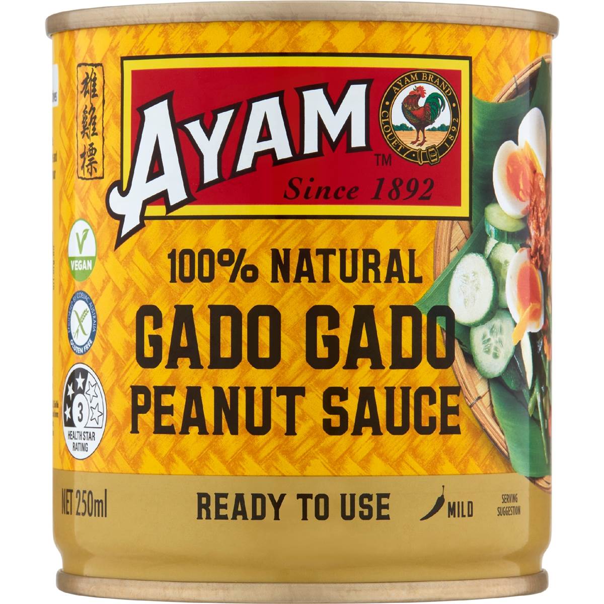 Ayam Gado Gado Peanut Sauce Gado Gado Peanut 250ml Woolworths