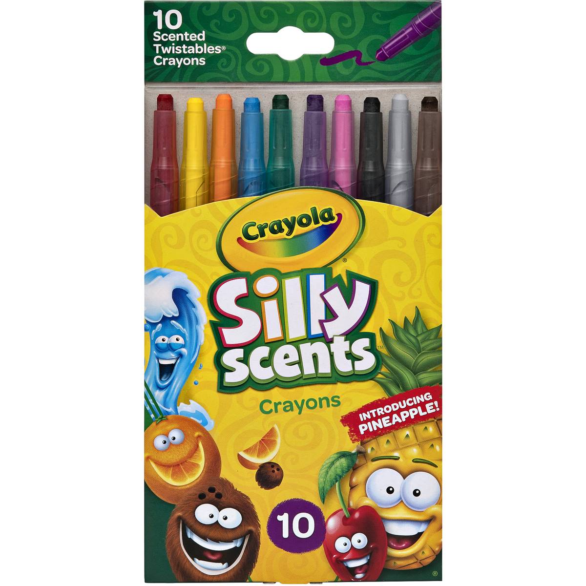 Crayola Silly Scents Twistable Crayons 10 Pack | Woolworths